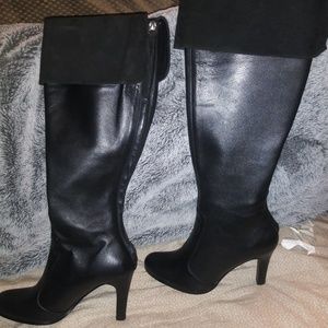 Leather boots